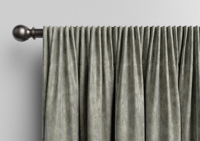 Crushed Velvet, Ivory - Made to Measure Curtains - Image 9